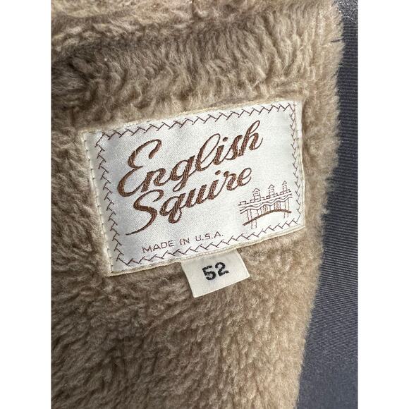 utility jacket vintage 70s zip out sherpas lined tan - Picture 10 of 13